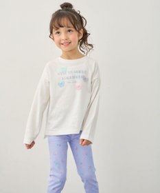 ANY KIDS 【綿100%】ロゴプリント 長袖Tシャツ