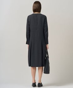 ICB 【UVカット・洗える】ウール2WAYストレッチ 長袖ワンピース