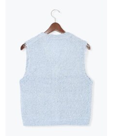 Te chichi 金釦ポケットシャギーニットベスト