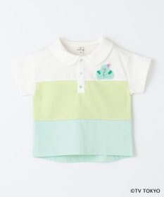 組曲 KIDS 【80-100㎝】シナぷしゅ襟付き カットソー