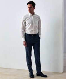 GOTAIRIKU 【形態安定】PREMIUMPLEATS_スナップダウン 通年ドレスシャツ(26年モデル)