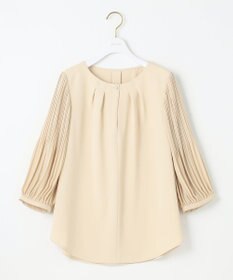 ANY SIS S 【洗える】プリーツスリーブ ブラウス