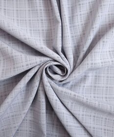 Tiaclasse L 【洗える】シアーチェックリボン袖チュニックブラウス