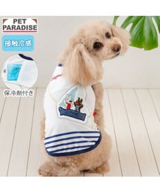 PET PARADISE リサとガスパール ポケットクール タンクトップ 《マリン柄》 小型犬