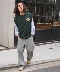 WEGO アンサンブルスウェットベストロンT