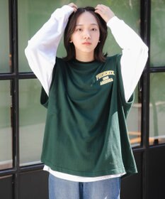 WEGO アンサンブルスウェットベストロンT