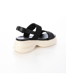 MODE ET JACOMO <MODE ET JACOMO>ボリュームソールグリッターサンダル