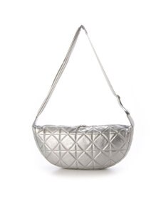 UNBILLION カシュカシュ cachecache / ソフト合皮キルティングハーフムーンショルダー