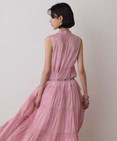 GRACE CONTINENTAL ティアードマキシカフタンワンピース