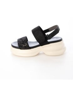 MODE ET JACOMO <MODE ET JACOMO>ボリュームソールグリッターサンダル