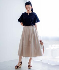 組曲 【2WAY】ドットチュールリバーシブル スカート