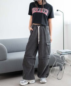 WEGO PUメッシュヒールダッドスニーカー