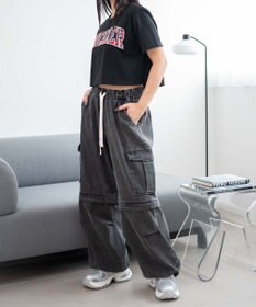 WEGO PUメッシュヒールダッドスニーカー