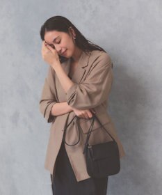 TOPKAPI 【Breath TOPKAPI】SUPPLE サプル シボレザー スワローマチ スクエア ミニ ショルダーバッグ