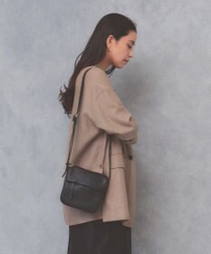 TOPKAPI 【Breath TOPKAPI】SUPPLE サプル シボレザー スワローマチ スクエア ミニ ショルダーバッグ