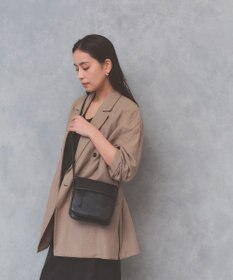 TOPKAPI 【Breath TOPKAPI】SUPPLE サプル シボレザー スワローマチ スクエア ミニ ショルダーバッグ