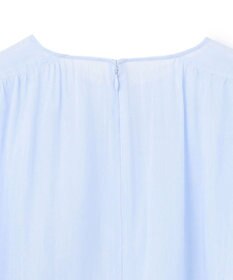 BEIGE， 【洗える】PAULINE / タックギャザーリネンボリュームブラウス