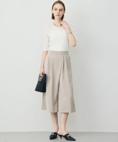 ICB L ワッシャーダルサテン ニーショーツ