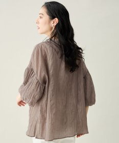 ANY L バルーンスリーブスキッパーブラウス