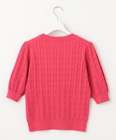 Feroux 【洗える】カラーケーブル ニット