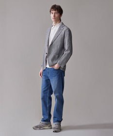 J.PRESS MEN リネン×シアサッカーの清涼感【高通気性】ストレッチリネンシアサッカー ジャケット