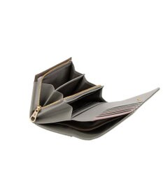 LANVIN en Bleu リュクサンブールカラー 二つ折り被せ財布