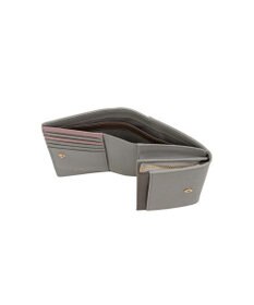 LANVIN en Bleu リュクサンブールカラー 二つ折り被せ財布