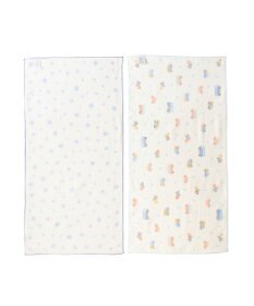 MIKI HOUSE HOT BISCUITS ガーゼタオル2枚組セット