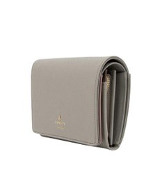 LANVIN en Bleu リュクサンブールカラー 二つ折り被せ財布