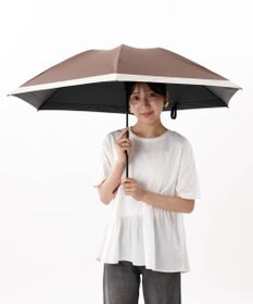 AURORA 【WEB限定】 バイカラー晴雨兼用傘（折りたたみ・クイックオープン）