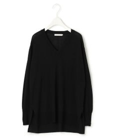 ICB 【洗える】 コンパクトウール Vネックプルオーバー