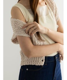 Te chichi シアー切替タンクトップ