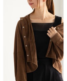 Te chichi シアー切替タンクトップ