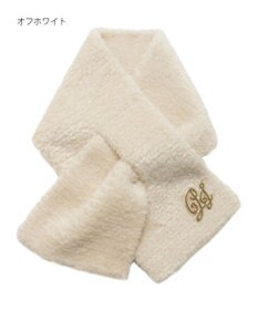 MOONBAT PAUL & JOE ACCESSOIRES フェイクファーブローチマフラー