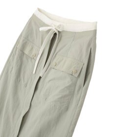 CRAFT STANDARD BOUTIQUE ナイロンダブルウエストIラインスカート