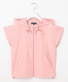 23区GOLF 【WOMEN】シアーストレッチ ショート丈フードベスト
