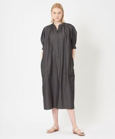 BEIGE， POMEGRANATE / ギャザーワンピース