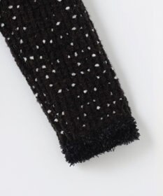 組曲 L 【WEB限定】スノーネップツイード ニットジャケット