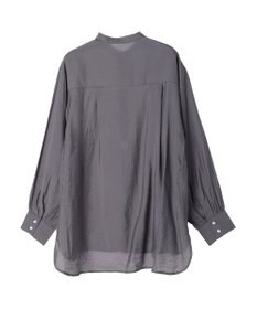 Green Parks バンドカラーシアーシャツ