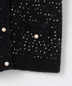 組曲 【WEB限定】スノーネップツイード ニットジャケット