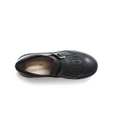 Pointer 日本製 本革フリンジ付き厚底ローファー