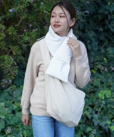 F/ACSION 【ユニセックス/防水・保温・撥水・透湿/洗える】KOMOKAKE　ダウンマフラー