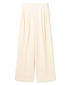 BEIGE， 【洗える】STEVIA / ウール混タックワイドパンツ