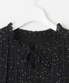 Feroux 【2WAY】シフォンジョーゼットプリーツ ブラウス