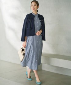 組曲 ミニブークレーツイードニットジャケット