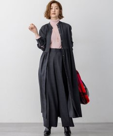 今季物！23区ワンピース　ブラック 洗える】TWビエラ ブザム ワンピース / 23区 | ファッション通販