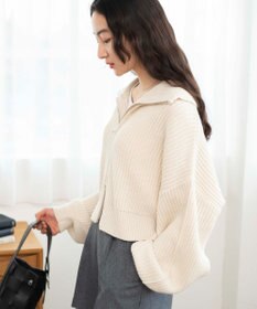 WEGO ダブルジップショートカーデ