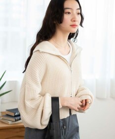 WEGO ダブルジップショートカーデ