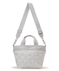 LeSportsac SM BUCKET TOTE W PEARLS/ミストグレーパール