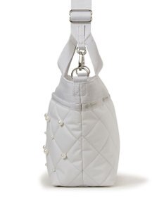 LeSportsac SM BUCKET TOTE W PEARLS/ミストグレーパール